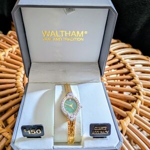 Vintage Waltham Women's Diamond Quartz Watch